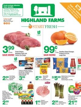 Highland Farms - 2 Weeks of Savings